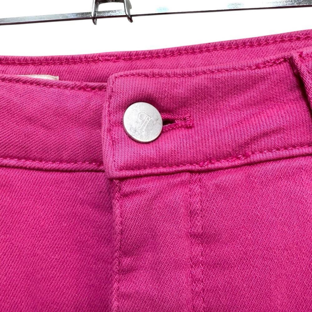 Pilcro The Yaya Cotton Blend Mid-Rise Denim Crop Flare Jeans Pink Womens Size 33 - Picture 6 of 16